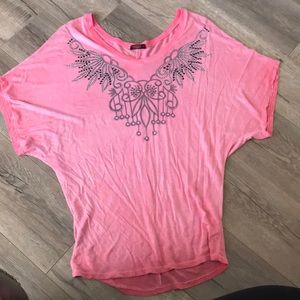 Fun Pink Loose Tee